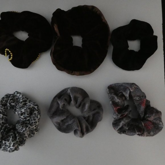 SET OF 10 | Various Hair Scrunchies - Picture 3 of 10